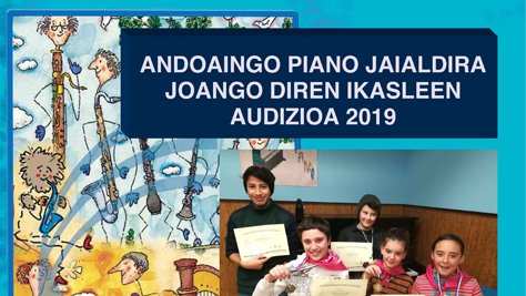 Piano audizioa otsailaren 6an