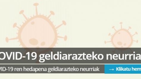 Eusko Jaurlaritzak helarazitako informazioa eta gomendio nagusiak ikusgai hemen