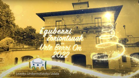Eguberri zoriontsuak eta Urte Berri On 2022!