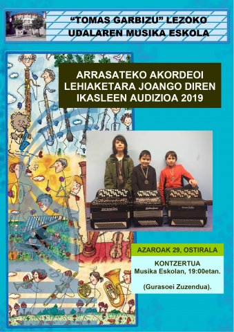 Akordeoi audizioa 2019