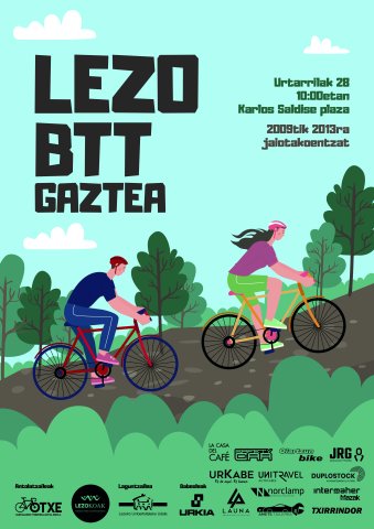 Encuentro BTT Gaztea, el domingo en Lezo