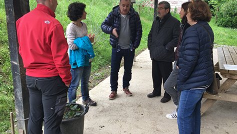 Udaleko, Ekoguneako eta Elkarteko kideek Baratze Parkea bisitatu dute gaur goize