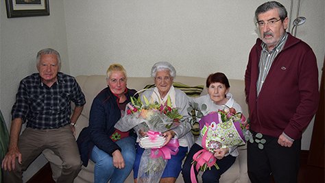 Guadalupe Salaberriak 100 urte bete ditu