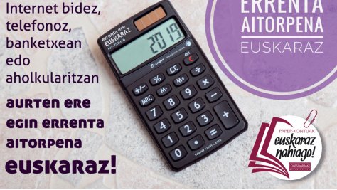 declaración de la renta en euskera