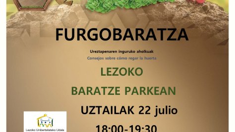 Asteazkenean, uztailak 22, Furgobaratzaren bisita Lezon