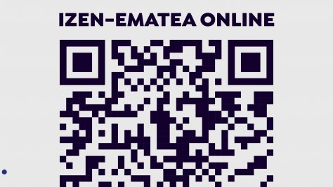 Euskaraldian online izena emateko QR kodea