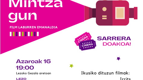 Proyecciones de los cortos del Premio Mintzagun de Ikuska