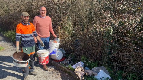 El Ayuntamiento de Lezo vuelve a realizar trabajos de limpieza en el polígono de Ipintza
