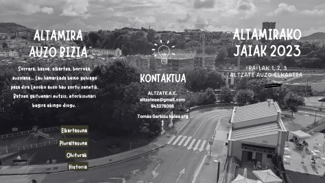 Las fiestas de Altamira comenzarán mañana