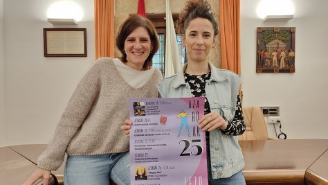 Las concejales Mireia Kuesta y Eneritz Arruti 