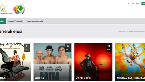 NUEVA PLATAFORMA PARA LA COMPRA DE ENTRADAS DE LA AGENDA CULTURAL