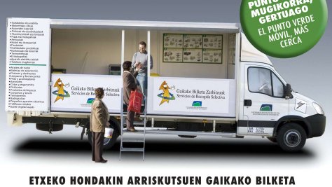 HONDAKINAK JASOTZEKO FURGONETA IBILTARIA LEKUZ ALDATUKO DA