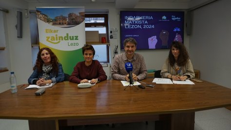 Lezoko Udalak 2024an Lezon emandako indarkeria matxistaren datu batzuk ezagutarazi ditu