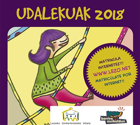 Udalekuetan izena emateko aukera maiatzaren 21etik 31ra 