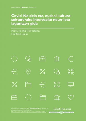 Kultur sektorerako neurri eta laguntzen gida
