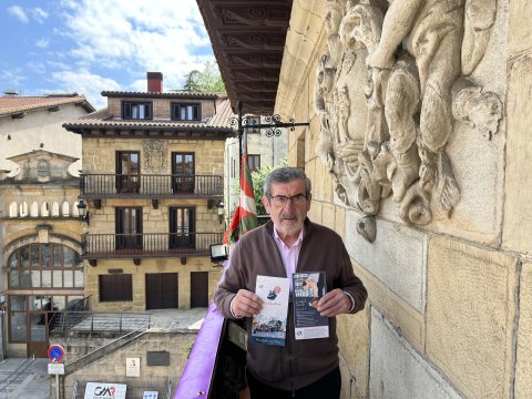 Presentación de los Pentecostés y las Euskal Jaiak 2023. Jesús Mari Martiarena, alcalde de Lezo