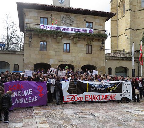 Oarso Bidasoko Hitza-k Martxoak 8an ateratako argazkia