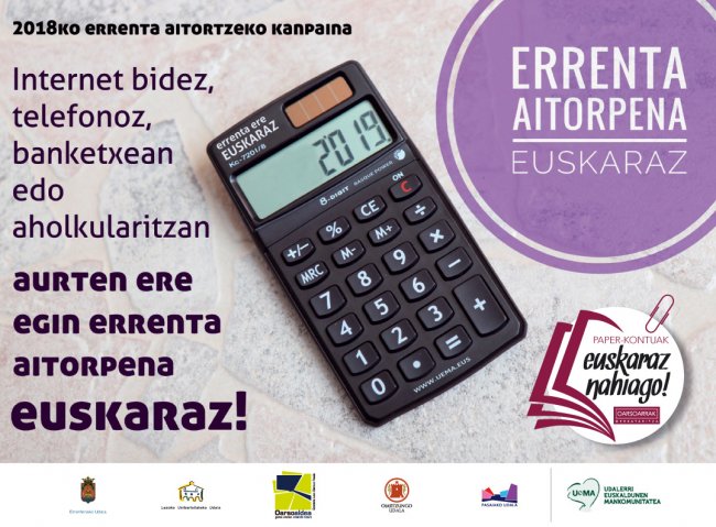 declaración de la renta en euskera