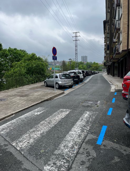 Estacionamiento limitado en Lezo 