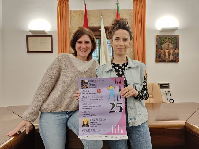 Las concejales Mireia Kuesta y Eneritz Arruti 