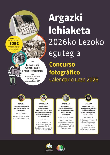 EGUTEGIRAKO ARGAZKI LEHIAKETA 2025