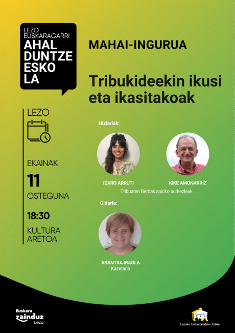 Ahalduntze eskola - ekainak 11